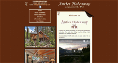 Desktop Screenshot of antlerhideaway.com